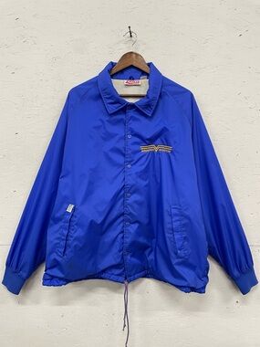 Vintage Winnipeg Aviation Embroidered Jacket, Size XL, Snap Closure